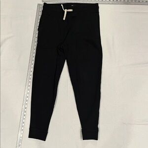 XS Men's Superdry Black Jogger Pants with Drawstring